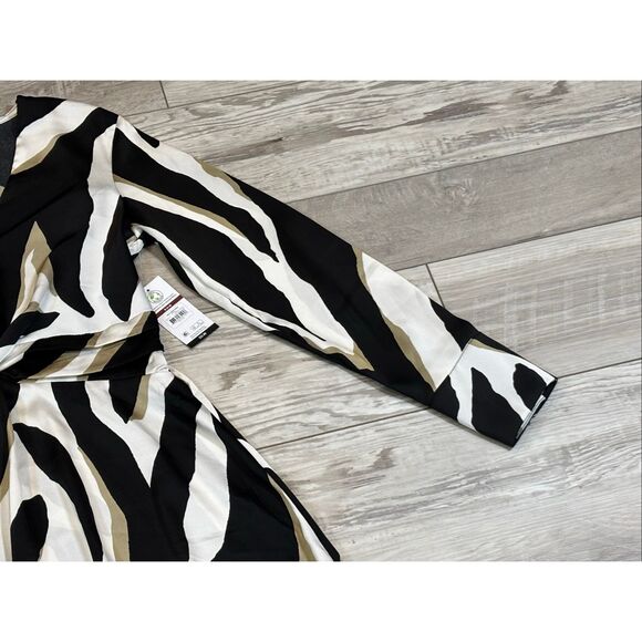 Sofia Vargara zebra print midi dress size S - Picture 8 of 13